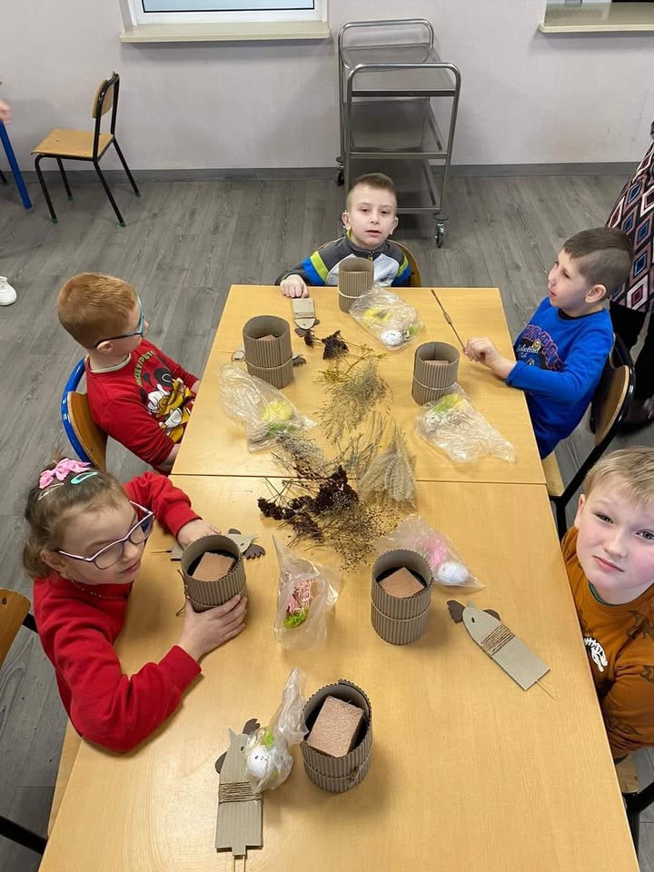 W ubiegły poniedziałek miałam przyjemność przeprowadzić wiosenne warsztaty w SOSW Strzyżow