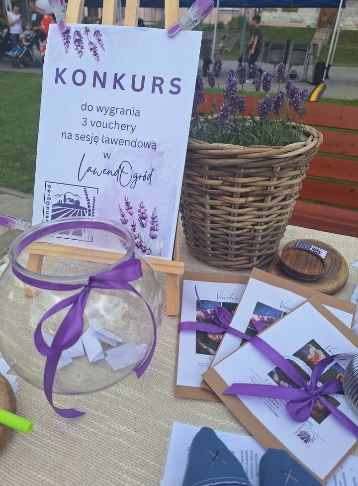 Zapraszamy na nasze lawendowe stoisko na czudeckim rynku oraz do wzięcia udziału w konkurs